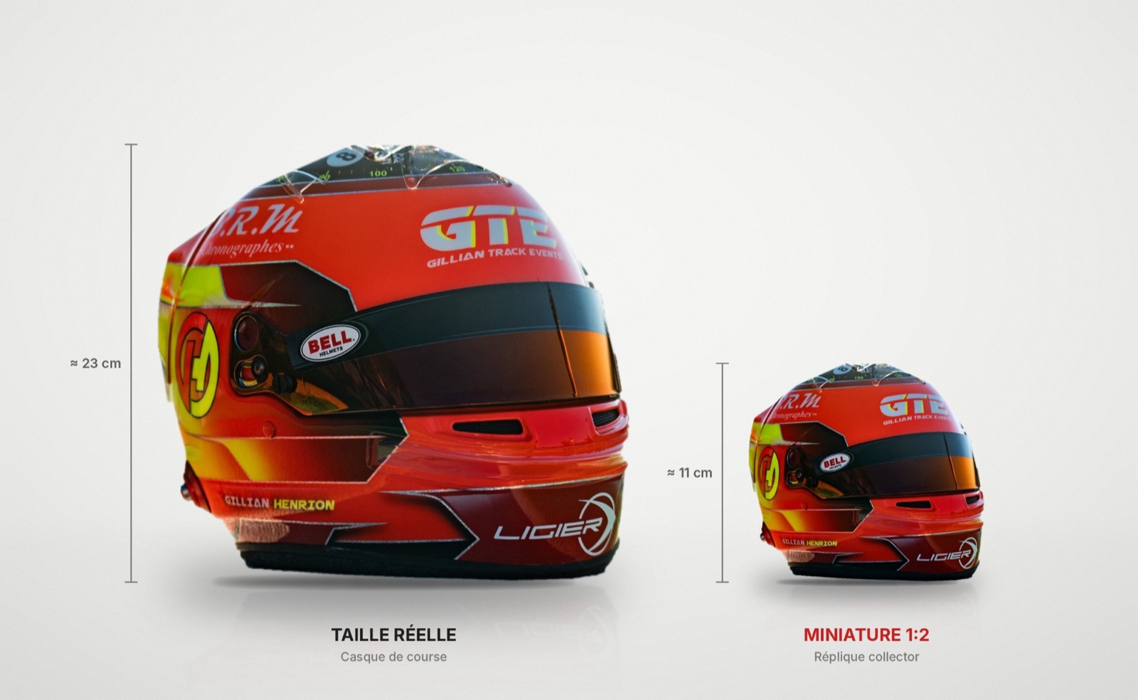 Casque miniature 1:2 · réplique collector