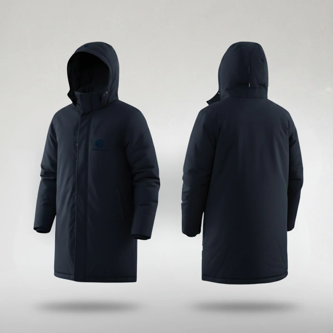 Coat Bleu Navy "Classic" Gillian Henrion