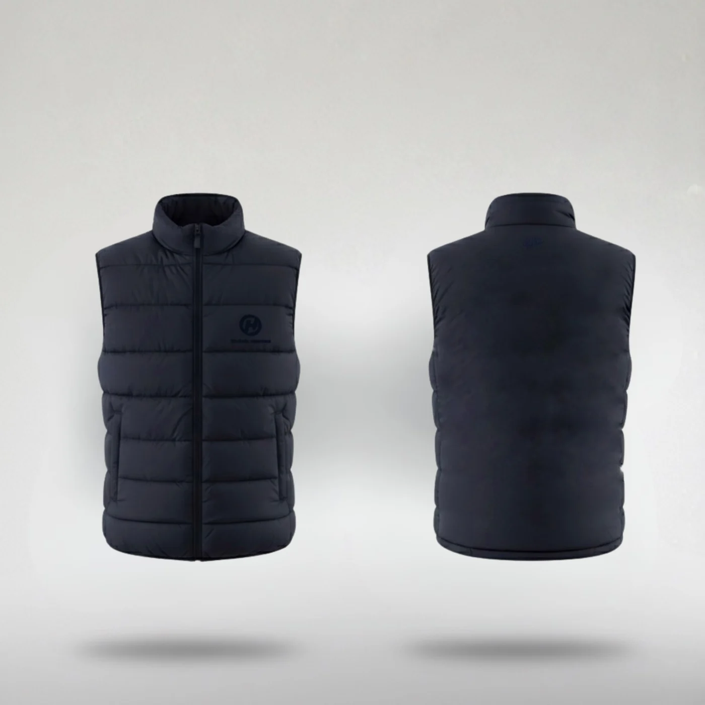 Puffy Jacket Bleu Navy "Classic" Gillian Henrion