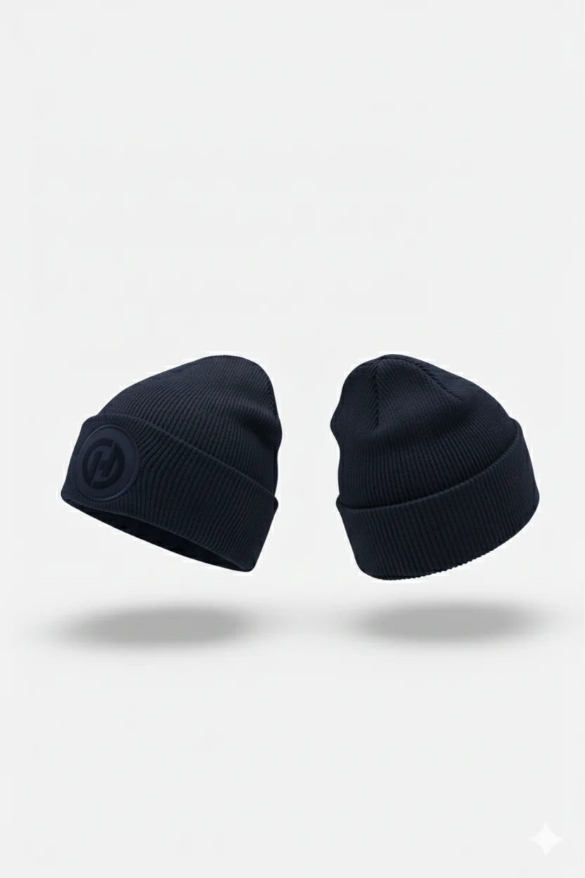 Beanie Bleu Navy "Classic" Gillian Henrion