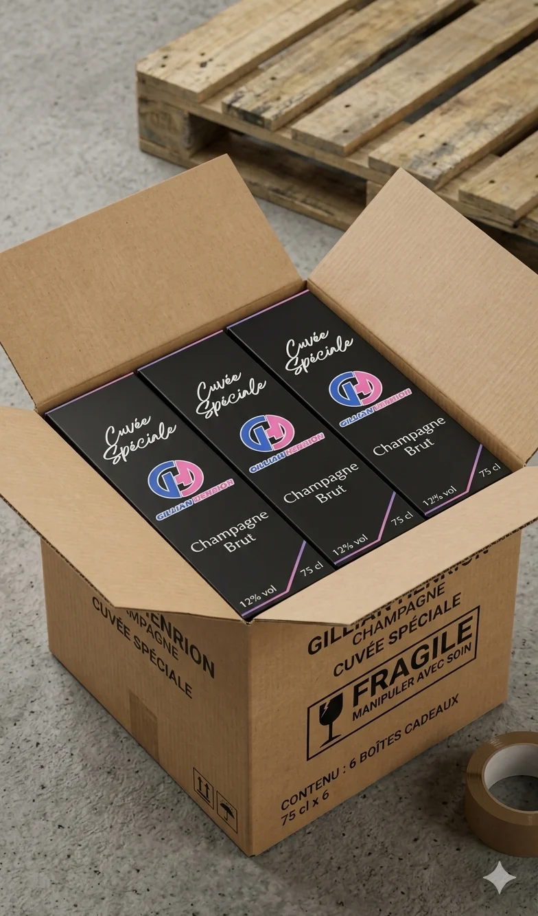 Cartons de 6 bouteilles